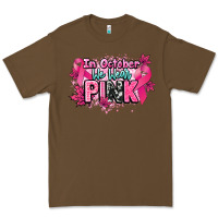 Cacao In October we wear pink Cancer Awareness Premium Tee - HowdyJamesFarm