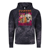Cloud Black Coffee is my Valentine skull Vintage Hoodie - FaDigitalArtStudio