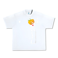White Golf Skeleton Pumpkin Halloween Shirt Urban Heavy Tee - maiPhamDesign