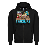 Black teachers change the world Zipper Hoodie - BarkalooDesign