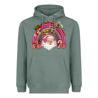 Sage pink christmas rainbow Heavyweight Hoodie - AdoDesignShop