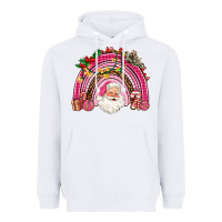 White pink christmas rainbow Heavyweight Hoodie - AdoDesignShop