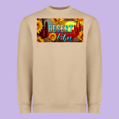 Desert Vibes License Plate Heavyweight Sweatshirt Designed By Artiststas
