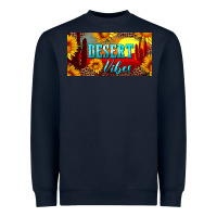 Navy desert vibes license plate Heavyweight Sweatshirt - Artiststas
