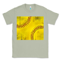 Matcha distressed softball pattern Classic Tee - TumblerDesignByShophia