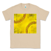 Mushroom distressed softball pattern Classic Tee - TumblerDesignByShophia
