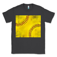Smoke distressed softball pattern Classic Tee - TumblerDesignByShophia