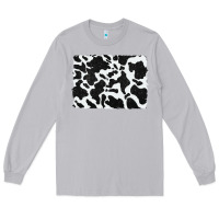 Moon Dust distressed black glitter cowhide pattern Long Sleeve Tee - RanaPortraitStore