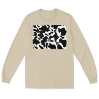 Mushroom distressed black glitter cowhide pattern Long Sleeve Tee - RanaPortraitStore