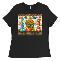 Black autumn vibes Ladies Tee - TumblerDesignByShophia