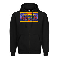 Black super dad Zipper Hoodie - BarkalooDesign