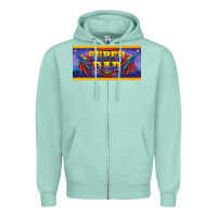 Seafoam super dad Zipper Hoodie - BarkalooDesign