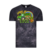 Cloud Black Loads of luck tractor Vintage Tee - CowGirlArtShop