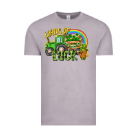 Vintage Zinc Loads of luck tractor Vintage Tee - CowGirlArtShop