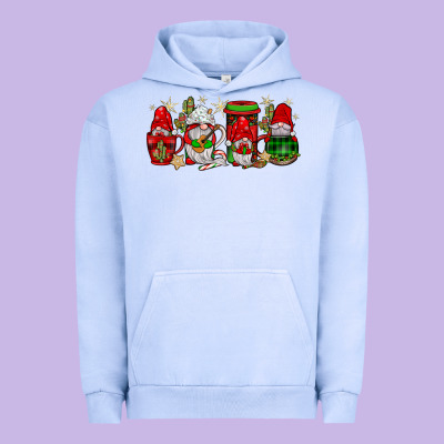 Christmas Mexican Gnomies Coffee Urban Hoodie Designed By Jahusdesignshop