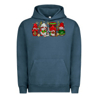 Pigment Midnight Navy christmas mexican gnomies coffee Urban Hoodie - JahusDesignShop