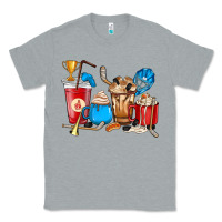 Heather Grey Hockey coffee cups Classic Tee - HowdyJamesFarm