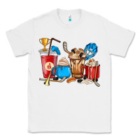 White Hockey coffee cups Classic Tee - HowdyJamesFarm