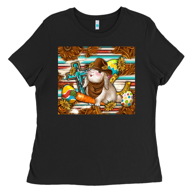 Western Bunny Ladies Tee by TumblerDesignByShophia | Teevron