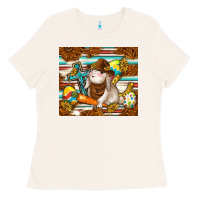 Bone western bunny Ladies Tee - TumblerDesignByShophia