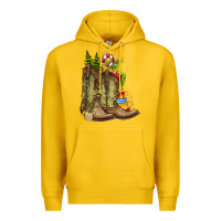 Lemon Christmas Boots Premium Hoodie - CowhideDigitalArt