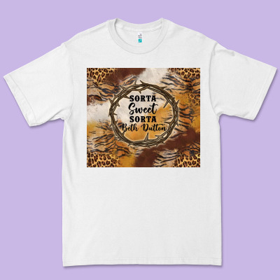 Western Sorta Sweet Sorta Beth Dutton Tumbler Tbs Premium Tee Designed By Tumblerdesignbyshophia