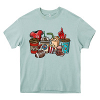 Arona Football coffee cups Heavy Core Tee - NancyCooperArtShop
