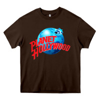 Chocolate Brown planet hollywood restaurant Heavy Core Tee - maiPhamDesign