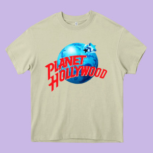 Planet Hollywood Restaurant Heavy Core Tee Designed By Maiphamdesign