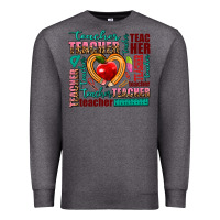Charcoal Heather teacher Premium Sweatshirt - AdoDesignShop
