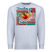 Heather Grey teacher Premium Sweatshirt - AdoDesignShop