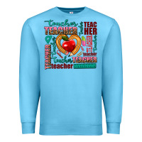 Ocean Blue teacher Premium Sweatshirt - AdoDesignShop