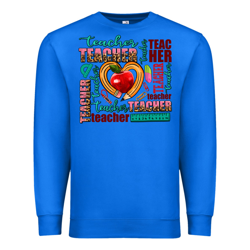 Teacher Premium Sweatshirt by AdoDesignShop | Teevron