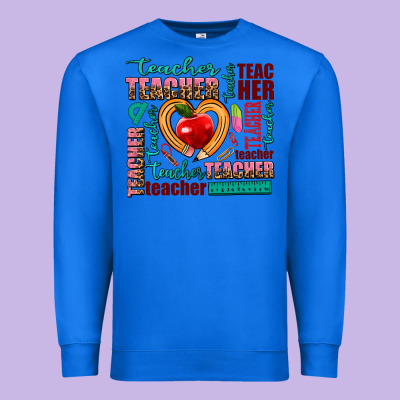 Teacher Premium Sweatshirt Designed By Adodesignshop