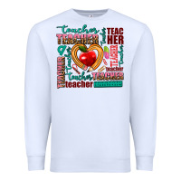 White teacher Premium Sweatshirt - AdoDesignShop