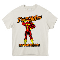 Cream turbo man Heavy Core Tee - maiPhamDesign