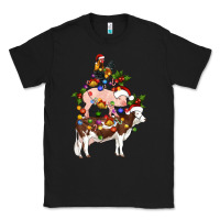 Black stacked christmas farm animals Classic Tee - Artiststas