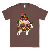 Chestnut stacked christmas farm animals Classic Tee - Artiststas