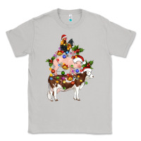 Moon Dust stacked christmas farm animals Classic Tee - Artiststas