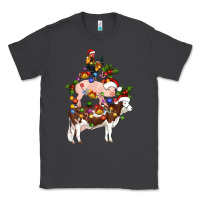 Smoke stacked christmas farm animals Classic Tee - Artiststas