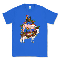 True Royal stacked christmas farm animals Classic Tee - Artiststas