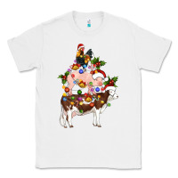 White stacked christmas farm animals Classic Tee - Artiststas