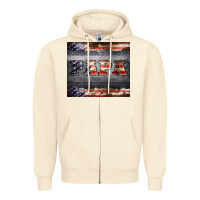 Sandshell papa metal and american flag tumbler Zipper Hoodie - BarkalooDesign