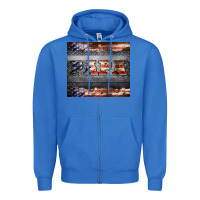True Royal papa metal and american flag tumbler Zipper Hoodie - BarkalooDesign