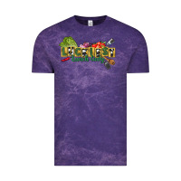 Cloud Purple Luckiest lunch lady St. Patrick's Day Vintage Tee - CowGirlArtShop