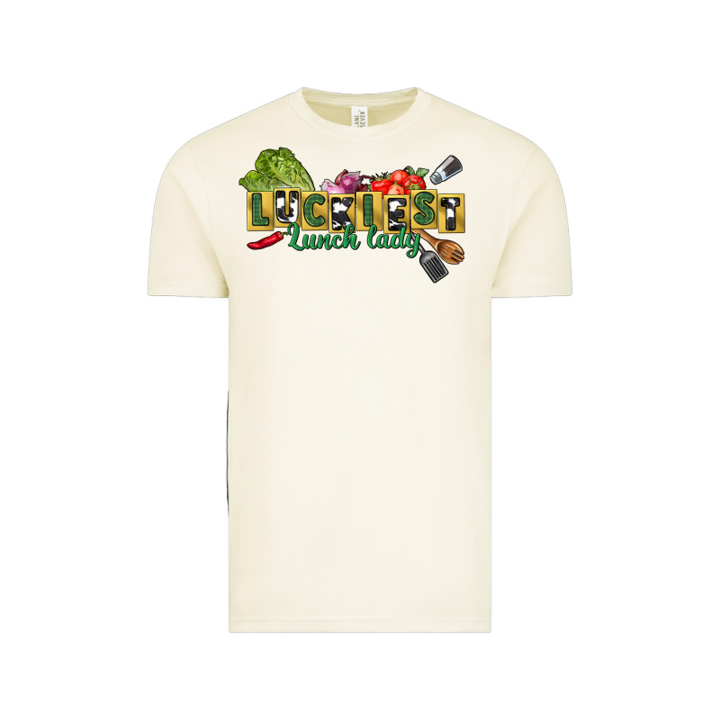 Luckiest Lunch Lady St. Patrick's Day Vintage Tee by CowGirlArtShop | Teevron