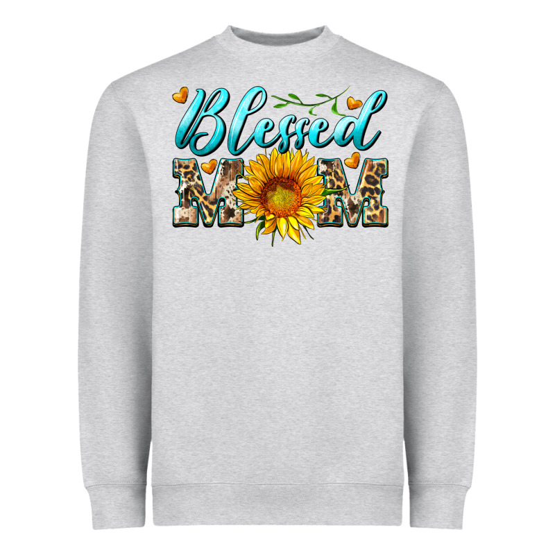 Blessed Mom With Sunflower Heavyweight Sweatshirt by Artiststas | Teevron
