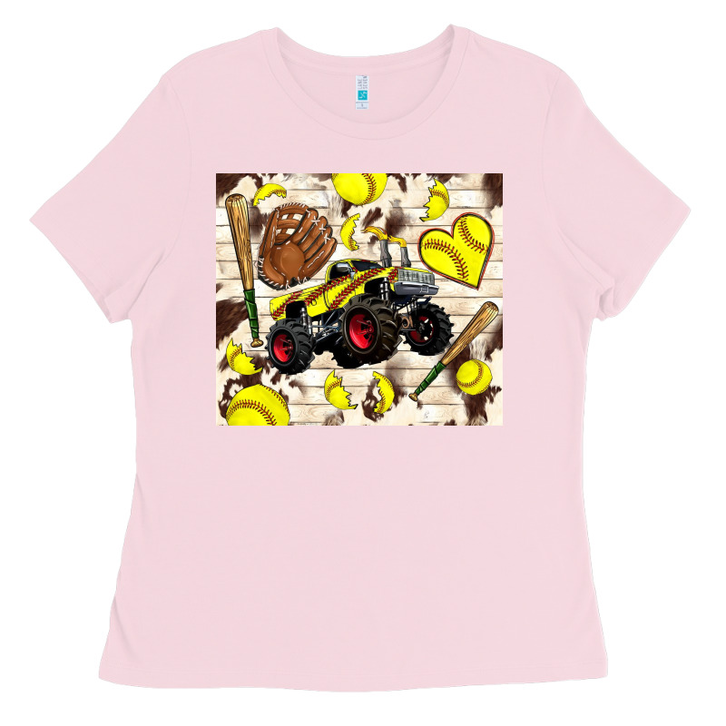 Softball Crusher Ladies Tee by TumblerDesignByShophia | Teevron