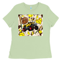 Matcha softball crusher Ladies Tee - TumblerDesignByShophia