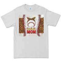 Dove Grey baseball mom with leopard tumbler tbs Premium Tee - TumblerDesignByShophia